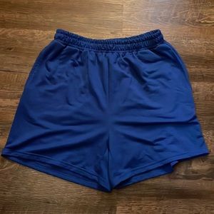Blue shorts